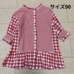 ★BREEZE★ギンガムチェック柄ワンピース　トップス