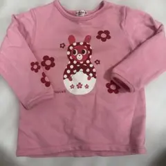 ミキハウス　ピンクトレーナー 100