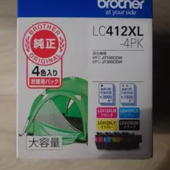 brother 純正 インクカートリッジ LC412XL-4PK 4色セットのサムネイル