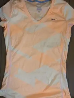 Nike DRI-FIT オレンジ トップス S