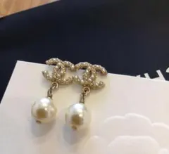 kimiさま専用♡CHANEL シャネル ココマーク パール スイング ピアス