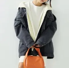 【未使用】ラングラー Wrangler デニムジャケット ボアジャケット M