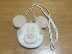 ミッキー　白　ポシェット