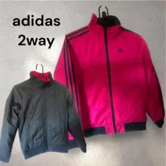 adidas アディダス レディース リバーシブル 2way ジャケット ダウン