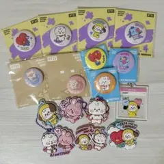 BT21 まとめ売り 缶バッジ キーホルダー