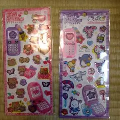 サンリオ　平成はっぴーフォン　シール 2枚セット