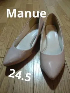 Menue ポインテッドトゥ パンプス ベージュ 24.5cm　39サイズのサムネイル