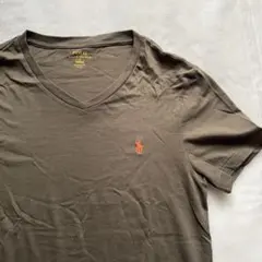 POLO オリーブ Vネック Tシャツ　★7/17お値下げ
