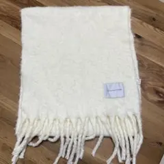 JILL STUART ホワイトマフラー