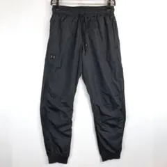 アンダーアーマー ウインドパンツ 裏地付き ナイロンパンツ ブラック M