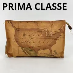 PRIMA CLASSE プリマクラッセ 地図柄 クラッチバッグ ヴィンテージ品
