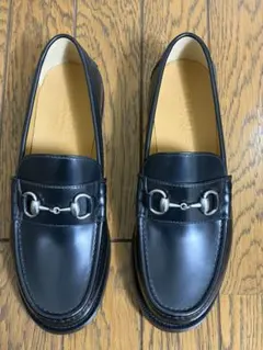 GUCCI グッチ ホースビットローファー サイズ7 ブラック