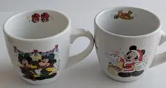 2003年クリスマスマグカップ　東京ディズニーランド&ディズニーシー のセット