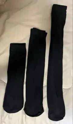 ‼️即買い可‼️SHEIN ブラックソックス 3サイズセットのサムネイル