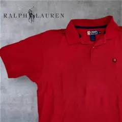 【大幅値下げ】RALPH LAUREN 赤 ポロシャツ L/G
