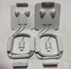 iPhone純正イヤホン　2本セット