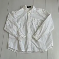 ホワイト長袖シャツ 130cm