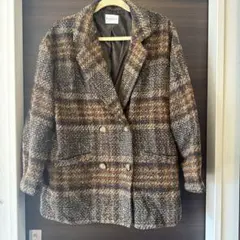 チェック コート