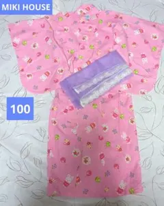 ミキハウス　浴衣　１００　うさぎのサムネイル