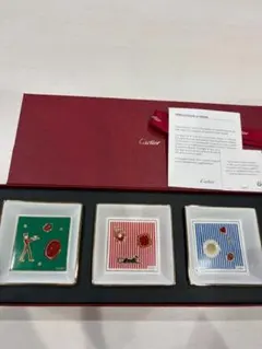 Cartier トリンケット トレイ 3枚組 小皿 カルティエ Cartier トリンケット トレイ 3枚組 小皿 カルティエ - メルカリ