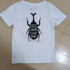 LOGOS カブトムシ Tシャツ ホワイト130のサムネイル