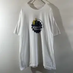 T-516 planet fitness プリントTシャツ ホワイトXL