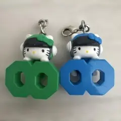 ハローキティ ぬいぐるみ マスコット 緑 関ジャニ エイトレンジャー