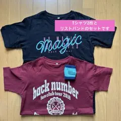 back number 2016ツアー Tシャツ〔M〕プリント フロント バック - メルカリ