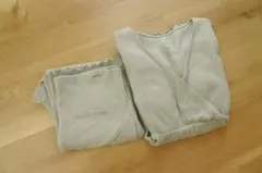 【マタニティパジャマ】ジェラートピケ　パジャマ　マタニティ　授乳服　上下セット