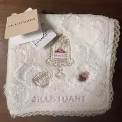 JILLSTUART ミニタオルハンカチ ティータイム アイボリー