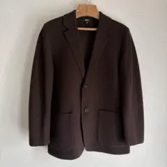 UNIQLO C■ニットジャケット　Sサイズ　ブラウン