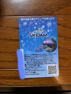 スキージャム勝山リフト券