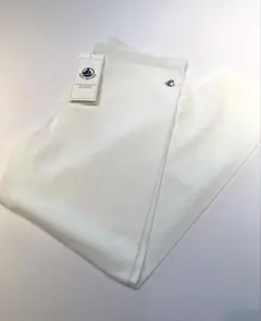 【新品 プチバトー 白カラーカルソン レギンス152cm】