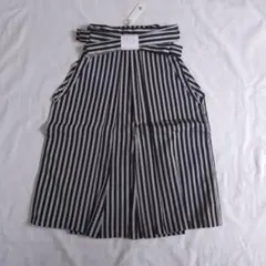 H5-5 5歳　袴のみ　グレー✕黒　男児　子供用　七五三　男の子