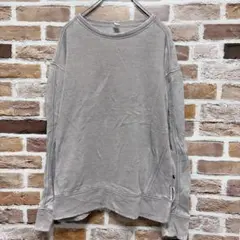 バランスコレクション スウェット グレー M 裏起毛 古着 リラックス