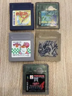 ゲームボーイソフト 5本セット