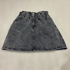 デニムミニスカート ウエストゴム