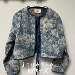 エ*ヨ様 美品jouetie 花柄 ゴブランノーカラージャケットＭサイズのサムネイル