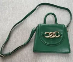 NATURAL BEAUTY BASIC ミニショルダーバッグ グリーンのサムネイル