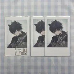 にじさんじ 佐伯イッテツ デビューチェキ 箔押し