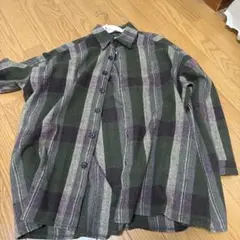 neos ネルシャツ チェック柄 長袖のサムネイル