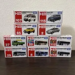 新品未開封 トミカ 廃盤品含む 通常ラインナップ10台セットのサムネイル