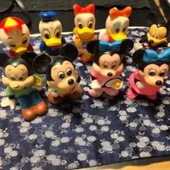 3F 3体セット ディズニー ミッキー ミニー ドナルド レトロ 貯金箱