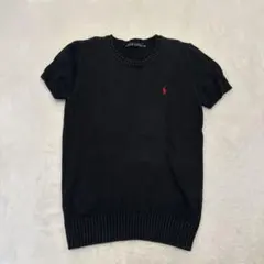 ポロ Ralph Lauren サマーニット 黒 ブラック