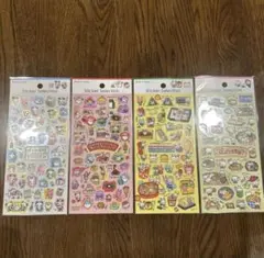 Sticker Selection セリア 平成 シール 4種セット