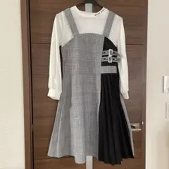 LOVE RABY チェック柄ジャンパースカートのサムネイル