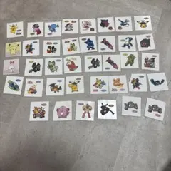 ポケモンパンシール　デコキャラシール　38枚 まとめ売り