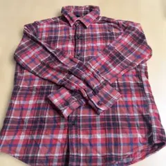 UNIQLO KIDS 長袖チェックシャツ 140cm