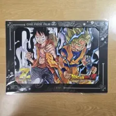 ワンピース＆ドラゴンボール 映画コラボチケットポスター 使用済み