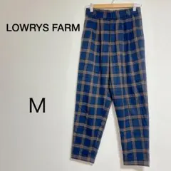 レディース LOWRYS FARM チェック柄パンツ Mサイズ
